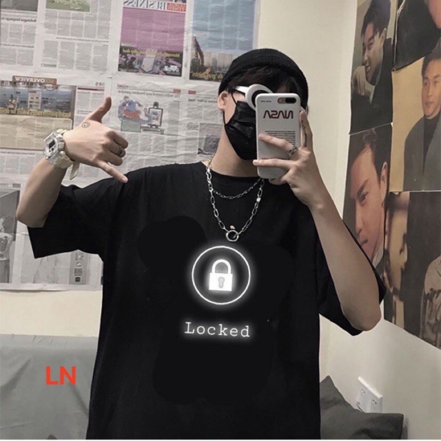 bst Áo phản quang ổ khoá locked L&amp;N siêu đẹp