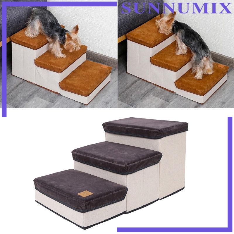 Cầu thang 3 bậc cho thú cưng