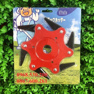 Lưỡi Dao Cắt Cỏ 6 Cánh - Giúp Loại Bỏ Cỏ Tận Gốc,Lưỡi Cắt Cỏ 6 Cạnh Chuyên Dụng
