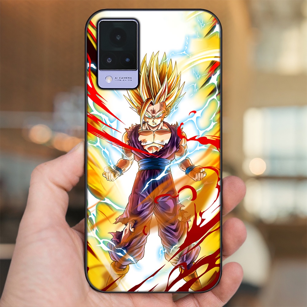 Ốp lưng Vivo V21 viền đen in hình Gohan Dragon Ball