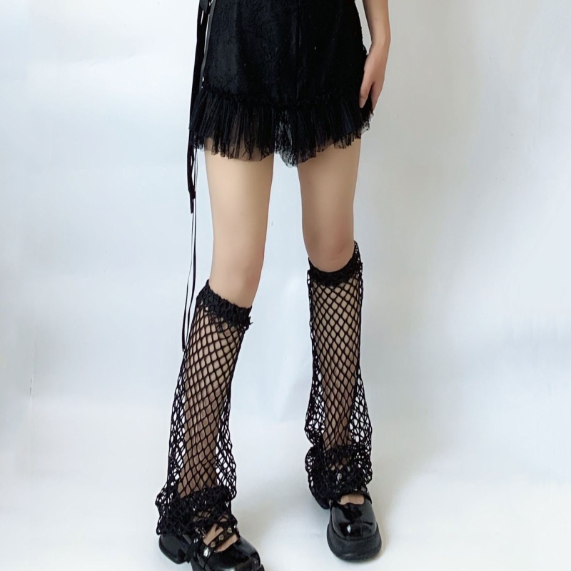 Brroa Vớ Lưới Rỗng Trung Bình Thoáng Khí Hóa Trang Lolita Mùa Hè Cho Nữ