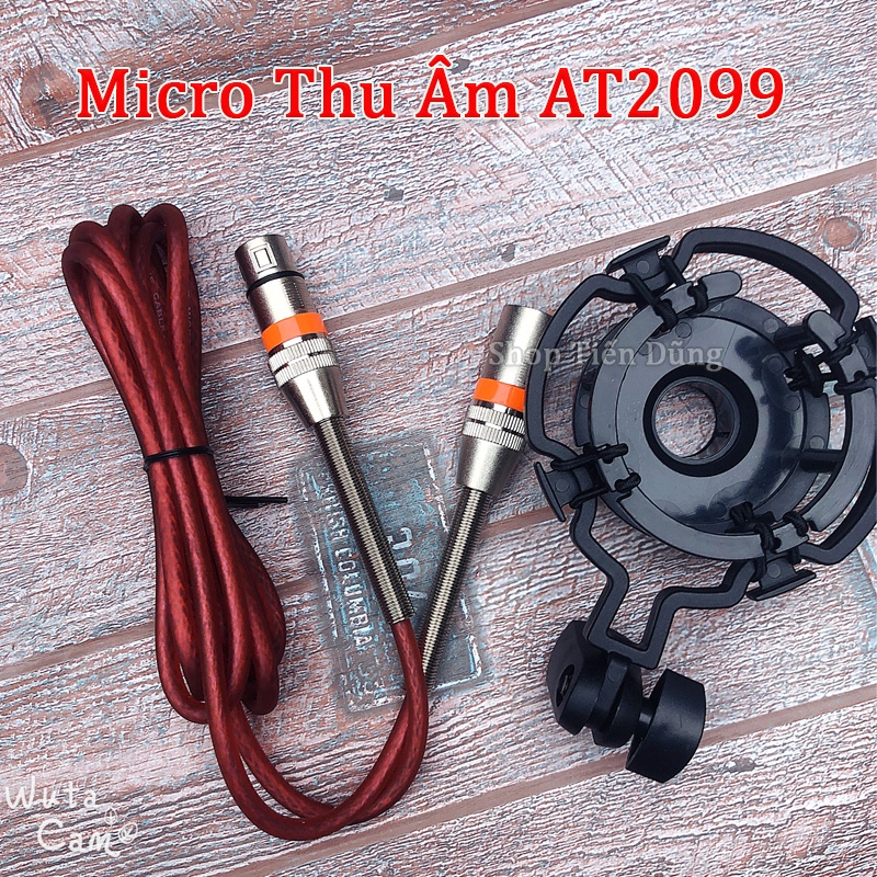 Mic Thu Âm AT2099 Dòng Mic Chạy Nguồn 48V phù hợp cho Mixer F4, F4 Pro, F7, M4, Icon Upod Pro là các dòng sound card.