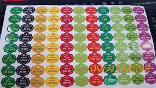 [MUA KÈM HỘP ĐỰNG BÁNH - 0 BÁN LẺ] Tem nhân bánh 11 loại đầy đủ ( 88c tem )