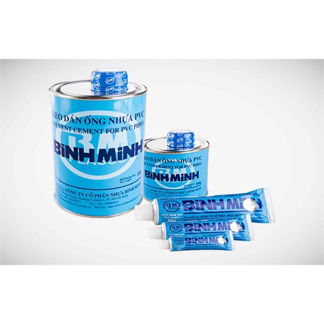 Keo Dán Ống Nước Bình Minh (50G, 200G, 500G, 1Kg) - Chính Hãng , Sẵn Có