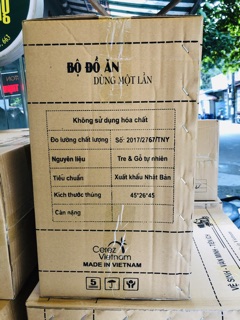 [SET VIP] Bộ Đồ Dụng Cụ Ăn Dùng 1 Lần