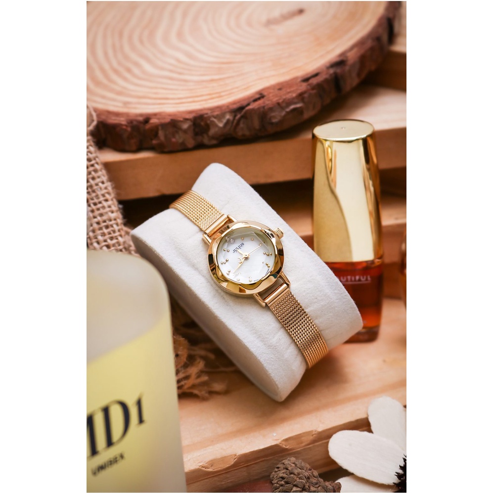 [Mã BMLTA50 giảm 10% đơn 150K] Đồng hồ nữ Julius dây kim loại vàng nhỏ xin JA-482 Vàng | BigBuy360 - bigbuy360.vn