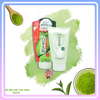 Sữa rửa mặt trà xanh Matcha dạng kem Rohto Shirochasou Green Tea Foam Nhật Bản