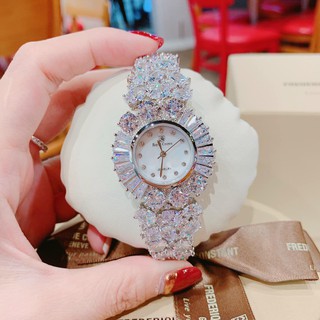 Đồng hồ nữ royal crown 5396 dây đá trắng