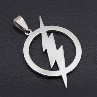 Dây chuyền da mặt logo The Flash logo