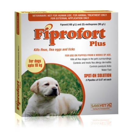Fiprofort_Nhỏ gáy phòng ve, bọ chét cho chó dưới 10kg_giá 01 tuýp