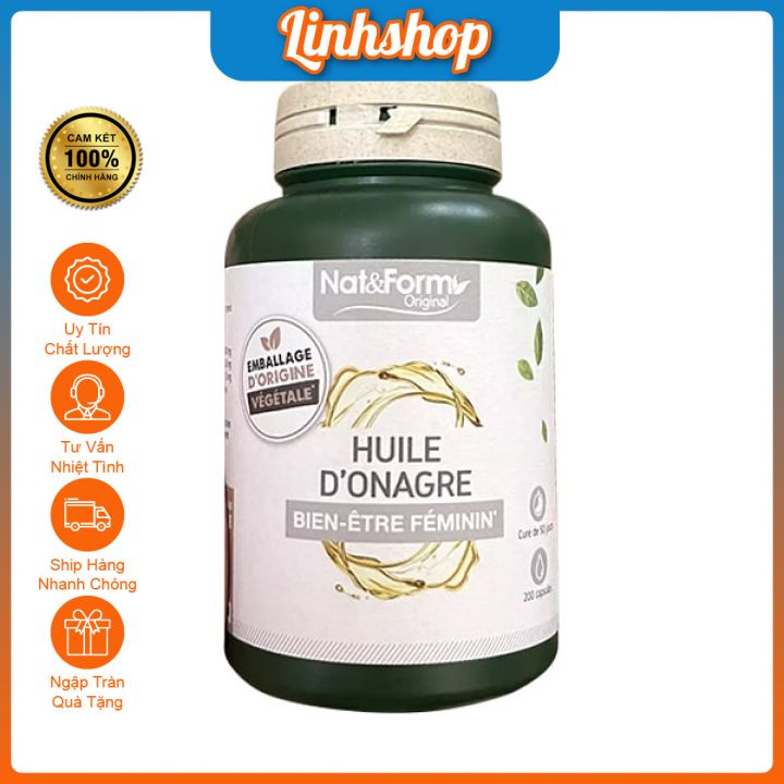 Tinh Dầu Hoa Anh Thảo Huile D'onagre Nat&From