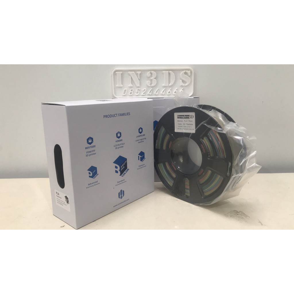 Nhựa in 3d PLA đa sắc (rainbow)