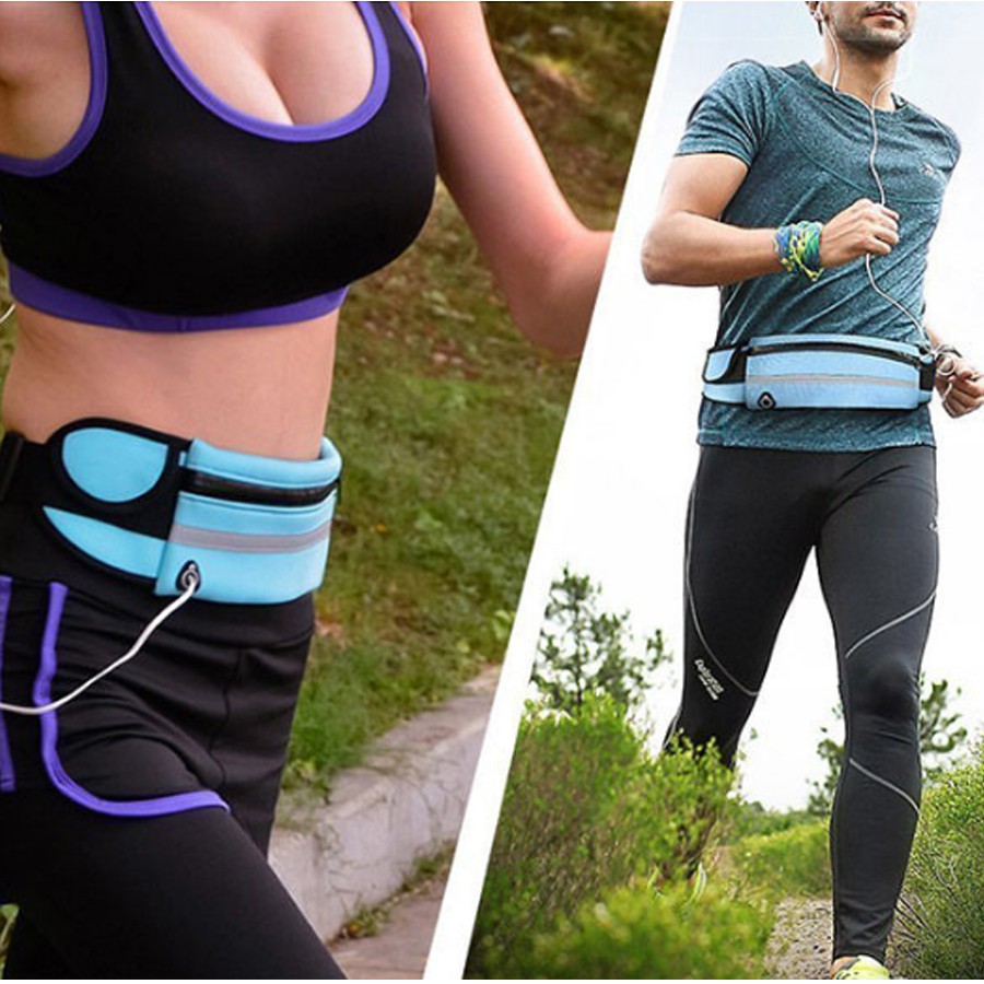 [ MÃ ANHQGI10K GIẢM 10K TẤT CẢ SP ]  Túi Đeo Bụng, Túi Đeo Hông Chạy Bộ Thể Thao, Túi phản quang 55k | BigBuy360 - bigbuy360.vn