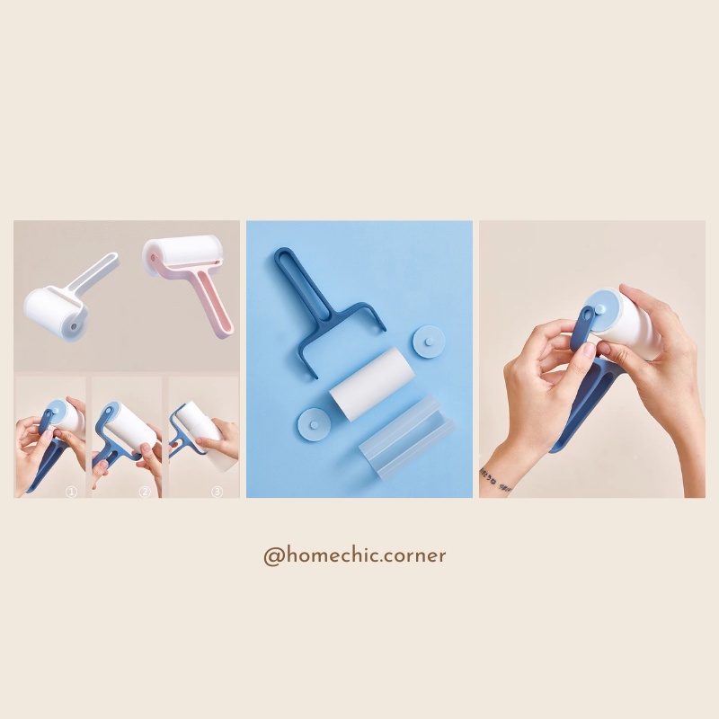 Cây lăn bụi quần áo, giường, sofa, lông thú cưng, lăn bụi sàn nhà | HOME CHIC CORNER