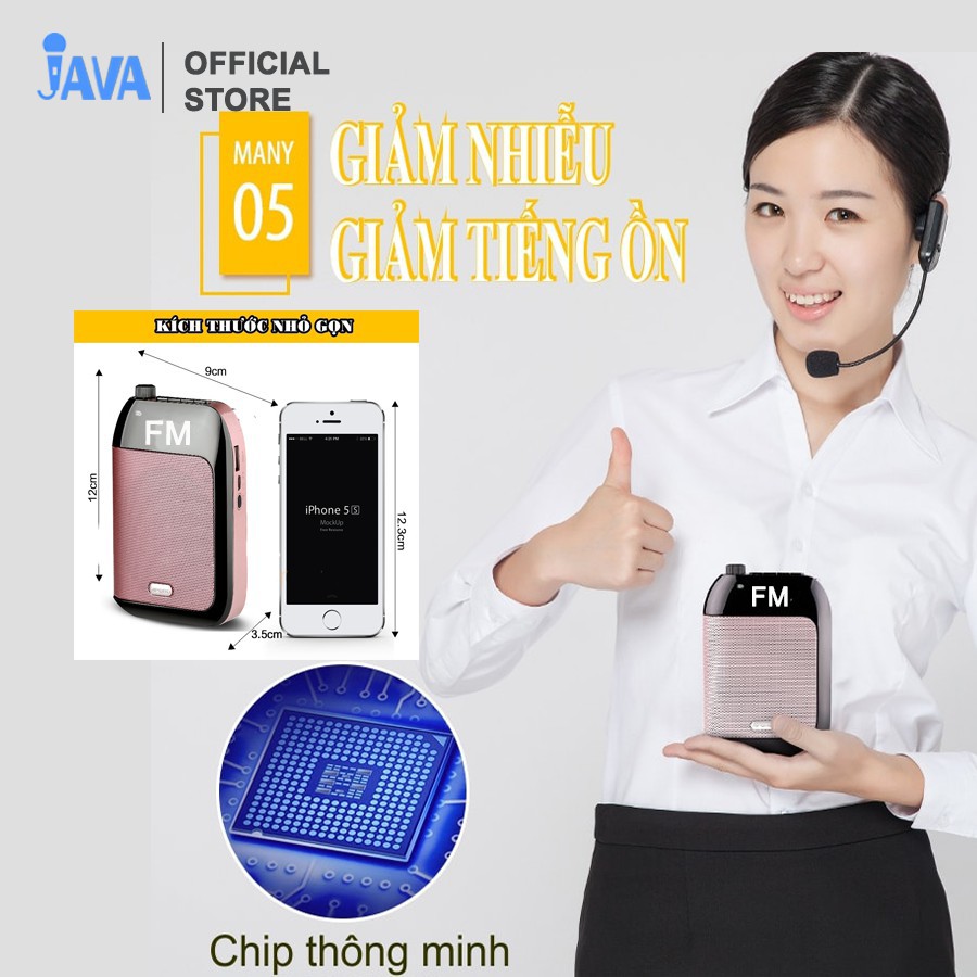 [TẶNG MIC CÀI ÁO + MIC KHÔNG DÂY] Máy trợ giảng không dây Aporo T9 UHF - Hỗ trợ giảng dạy + hướng dẫn du lịch + bán hàng