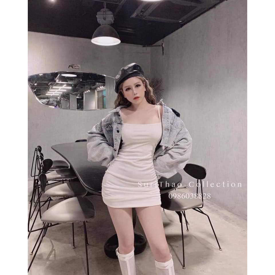 Đầm Body 2 Dây Xinh Xắn Điệu Đà Sexy