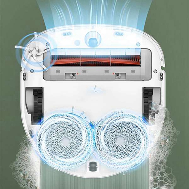 Khăn Lau + Màng Lọc HEPA + Chổi Chính + Chổi Bên Thay Thế Tiện Dụng Cho Robot Hút Bụi Xiaomi