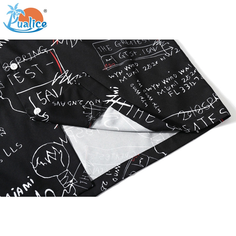 New European and American digital printing shirt men's and women's summer beach loose Hawaiian Shirt | BigBuy360 - bigbuy360.vn