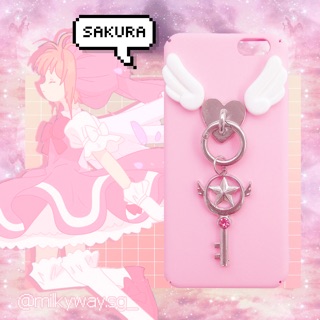 Ốp lưng Sailormoon/Sakura keychain
