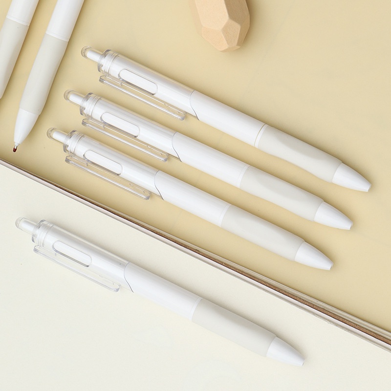 Bút Bi Mực Đen Ngòi 0.5mm Thiết Kế Đơn Giản