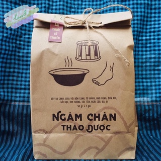 Ngâm chân thảo dược tăng cường lưu thông máu 350gr (Vietherb) - Thư giãn - Giảm nhức mỏi - Herbal Foot Scrub And Soak