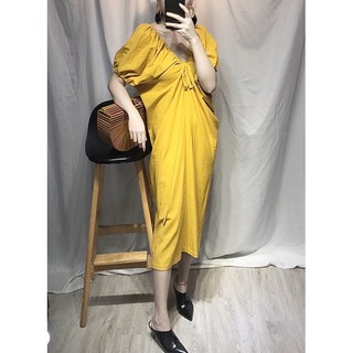 Đầm suông  vải Linen