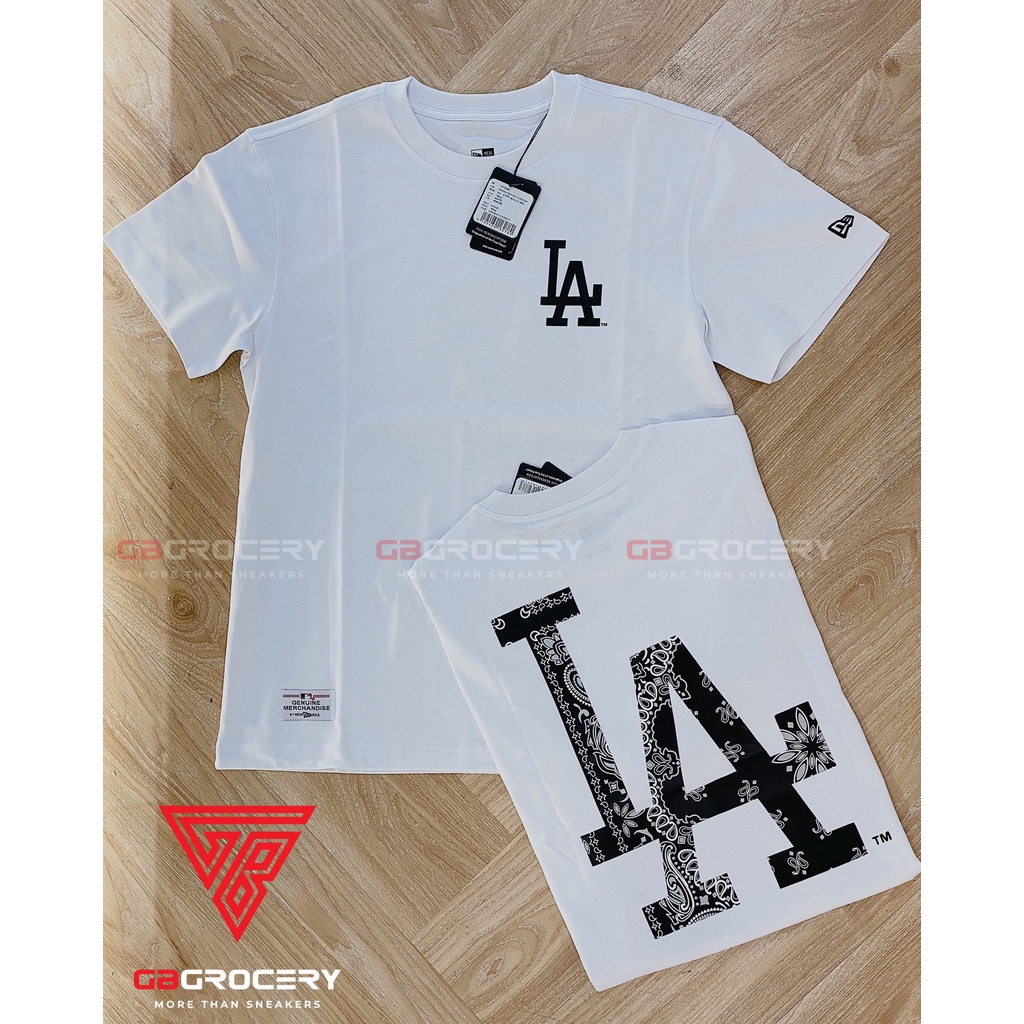 Áo thun New Era Paisley Logo LA - Ảnh thật shop chụp
