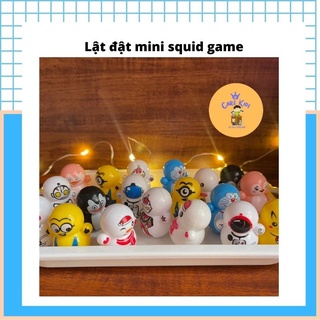 Lật đật mini squid game, lật đật doraemon pikachu dễ thương cho bé