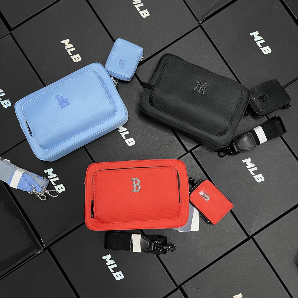✅  Túi Đeo Chéo MLB Industrial Crossbody Black 32BGDI111-50L | HÀNG CHUẨN XỊN | CÓ SẴN KHÔNG CẦN ORDER