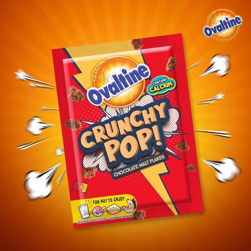 Kẹo Rắc OVALTINE CRUNCHY POP 8g - Hàng chính hãng DKSH Việt Nam.