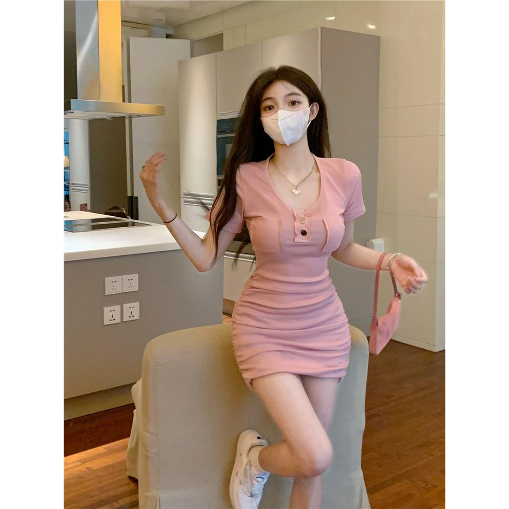 Chân Váy Xếp Ly Ôm Hông Thời Trang Mùa Hè Cho Nữ