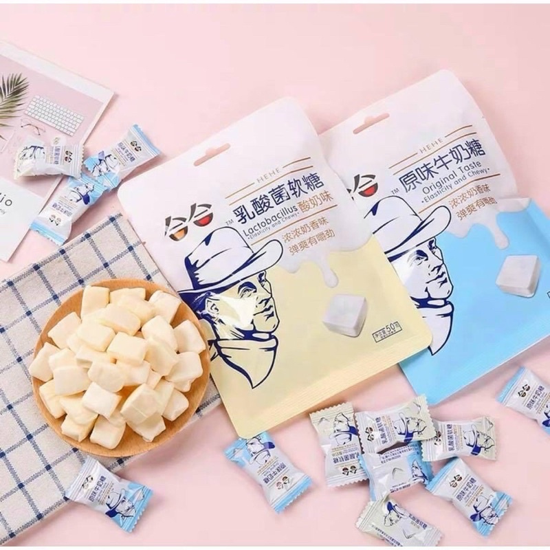 Kẹo Sữa Chua Nội địa Đài Loan - Hàng mới túi 360gr