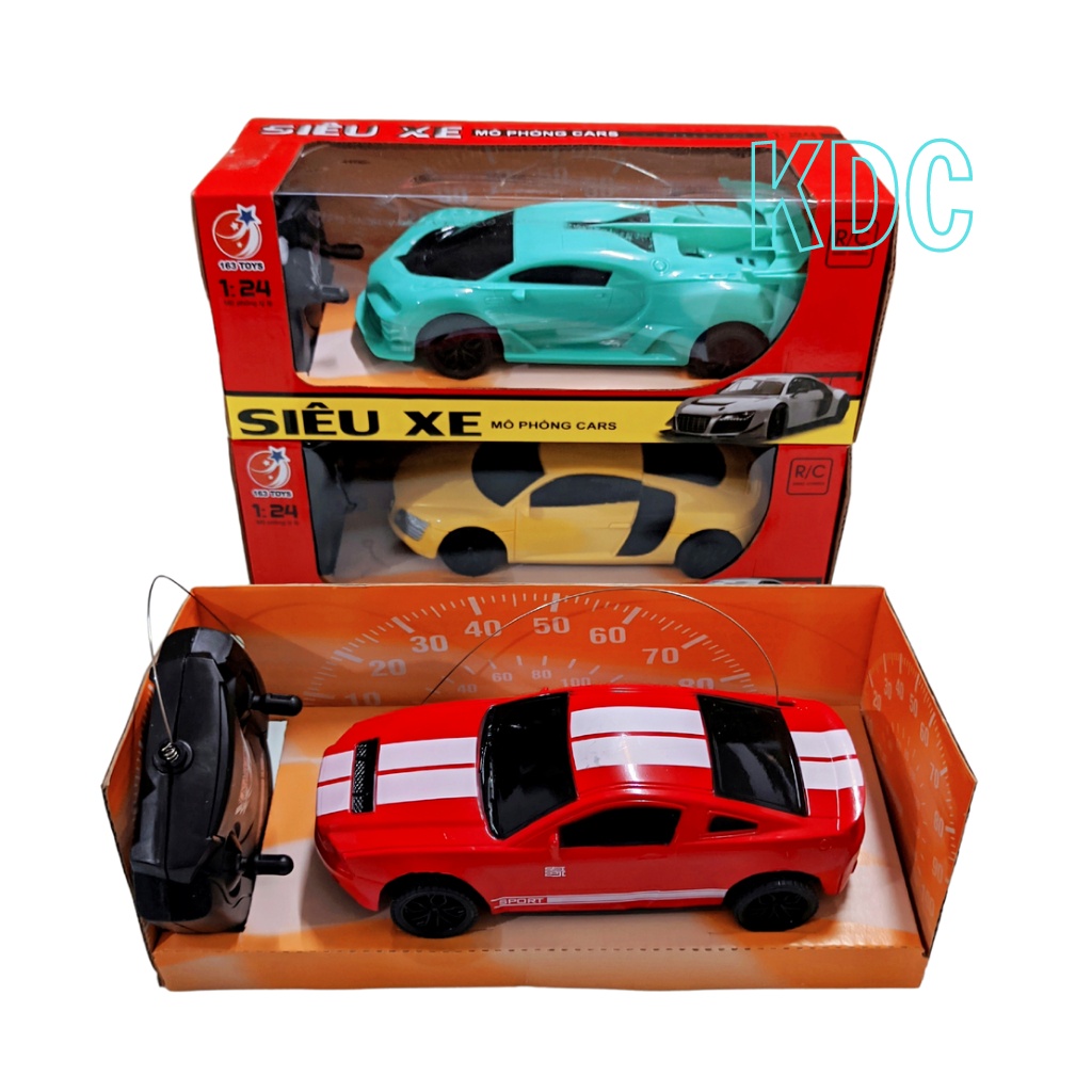 Đồ chơi mô hình KDC Siêu xe Ô tô điều khiển từ xa 2 chiều, 4 chiều - giao màu ngẫu nhiên
