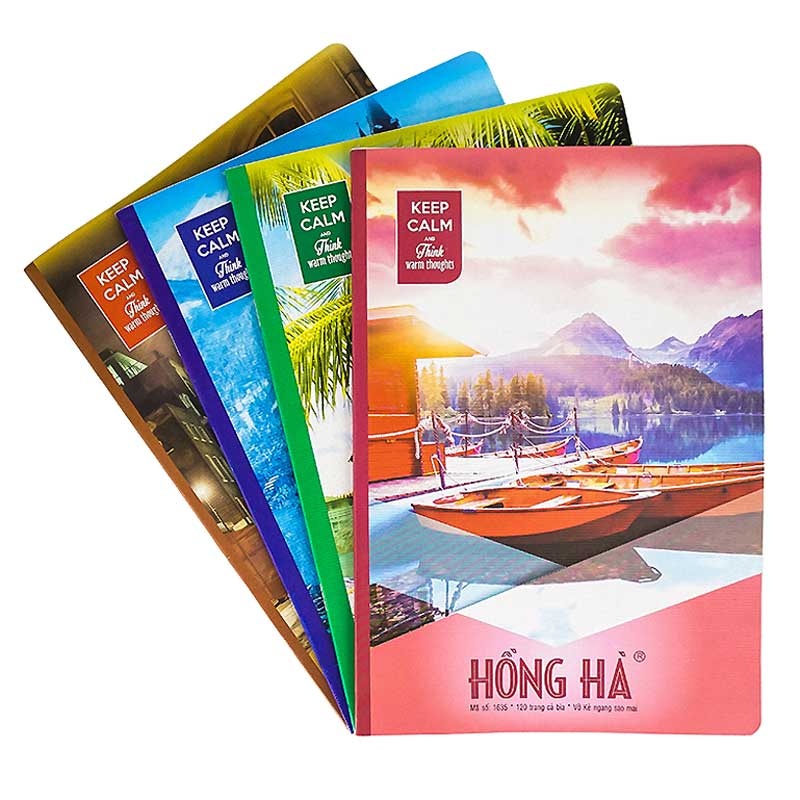 Vở Học Sinh Keep Calm - Kẻ Ngang 120 Trang - Hồng Hà 1635 (Mẫu Màu Giao Ngẫu Nhiên)