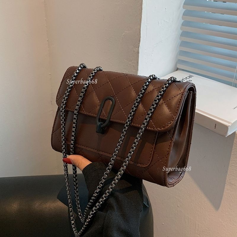 Túi Đeo Chéo Nữ ♥️FREESHIP♥️ Túi Xách Nữ Đeo Vai Phong Cách Hàn Quốc Dây Xích Đen HQ 54