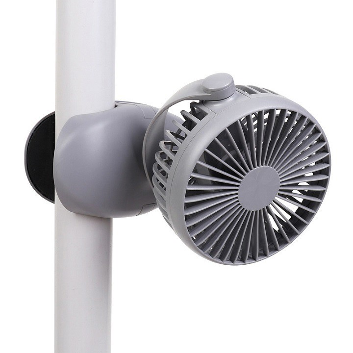 Quạt tích điện đế kẹp xoay 720 độ dành cho mọi lứa tuổi | BigBuy360 - bigbuy360.vn