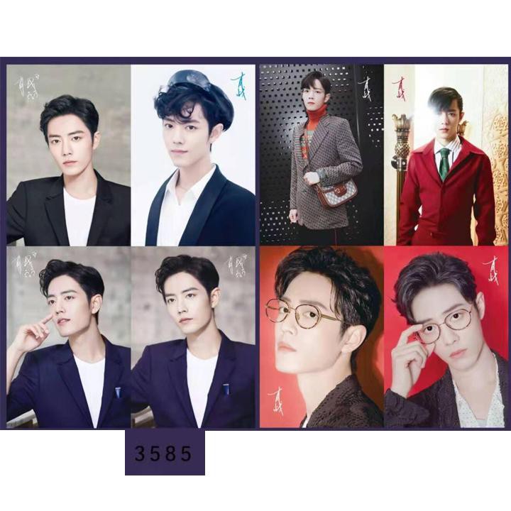 Poster Tiêu Chiến Trần Tình Lệnh ống cuộn tròn có bookmark thời khóa biểu tranh treo album ảnh in hình thần tượng đẹp