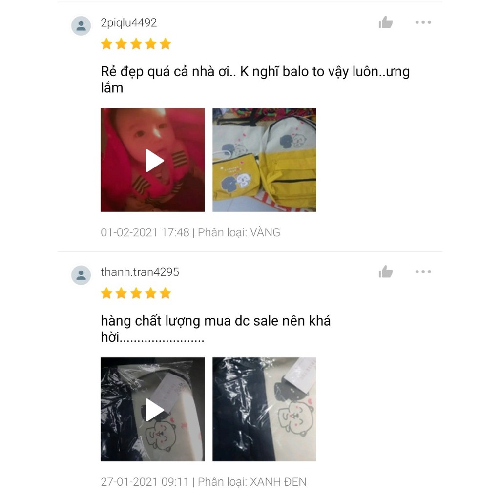 Cặp đi học GIÁ RẺ NHẤTBộ 4 món balo túi tote túi chéo ví nữ 2 chú chó