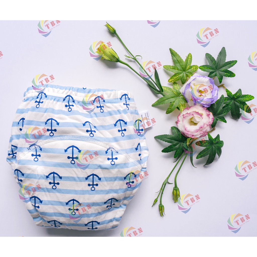 Còm bo 10 Quần bỏ bỉm -  6 lớp Goodmama size 80 90 100 cho bé từ 5-14kg