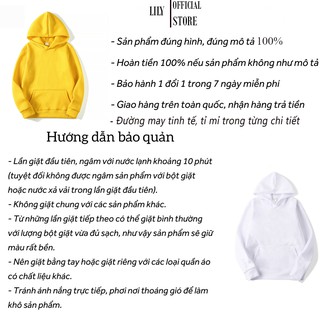 Áo HOODIE BASIC Trơn 10 Màu UNISEX