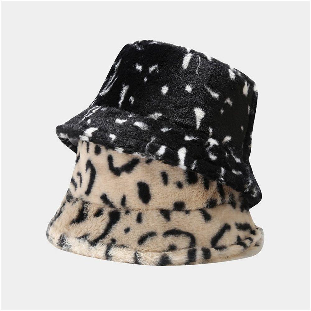 Nón Tai Bèo Phủ Lông Giả Chống Nắng Giữ Ấm Thời Trang