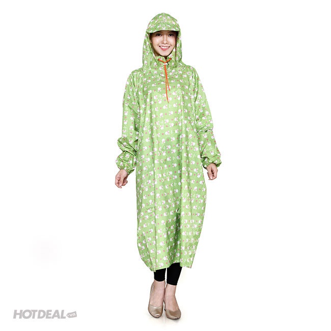 Áo Mưa Bít Bông Người Lớn,Hàng Loại 1,Chất Liệu Vải Dù Cao Cấp-Dày Dặn. Size 1,2m.