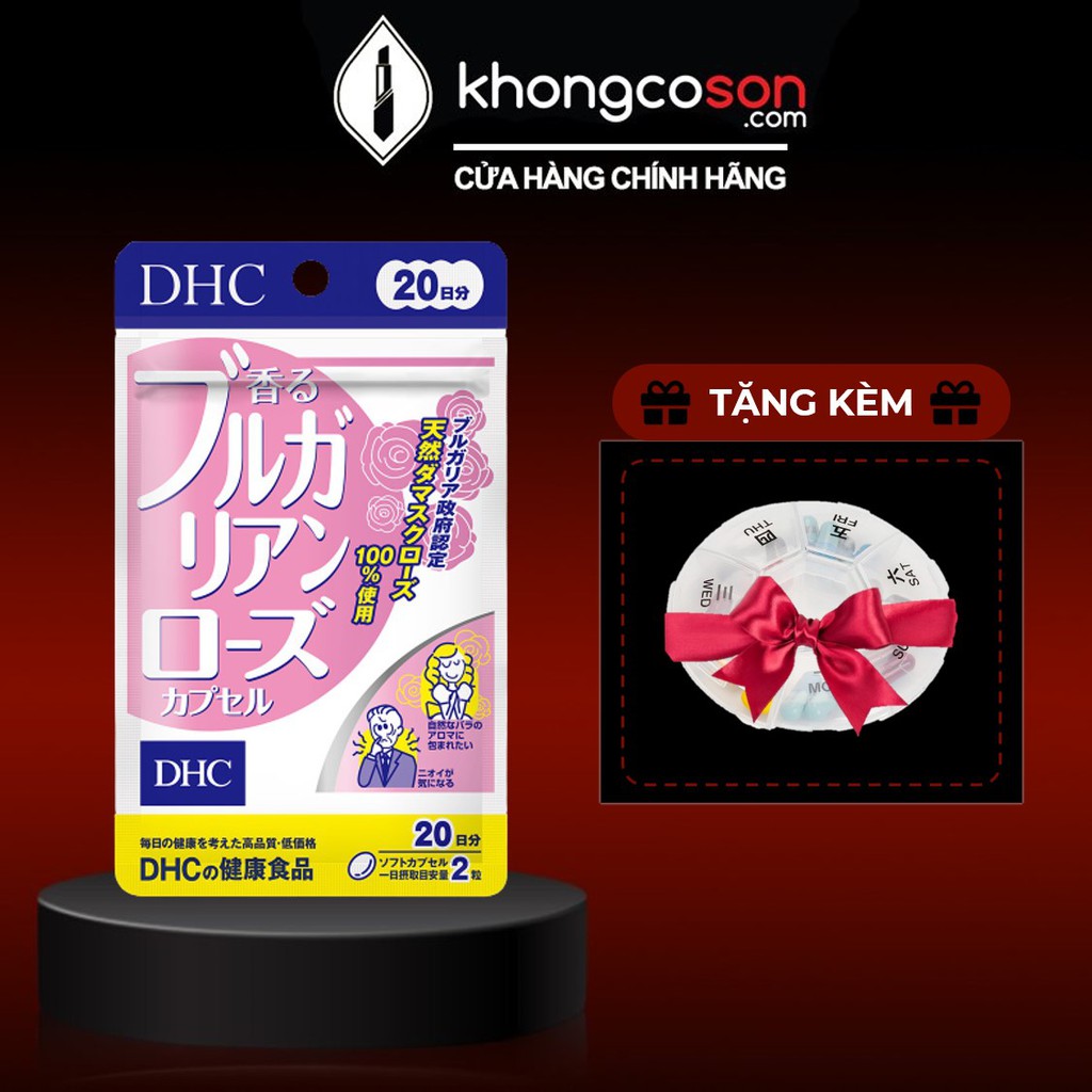 Viên Uống Hương Hoa Hồng DHC Bulgarian Rose Capsule 30 Ngày - Khongcoson