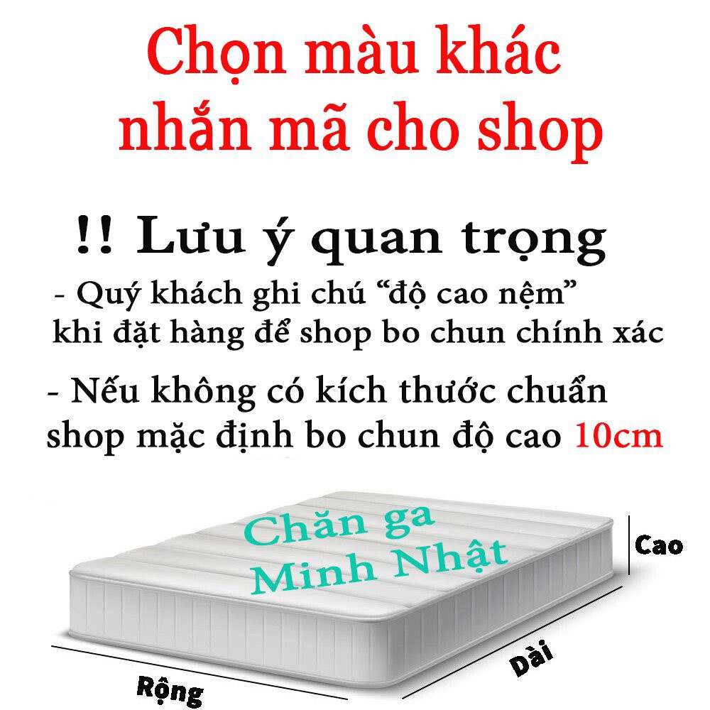 Bộ chăn ga gối cotton tici  – chăn mền, drap giường, vỏ gối - ga giường đủ size không kèm ruột