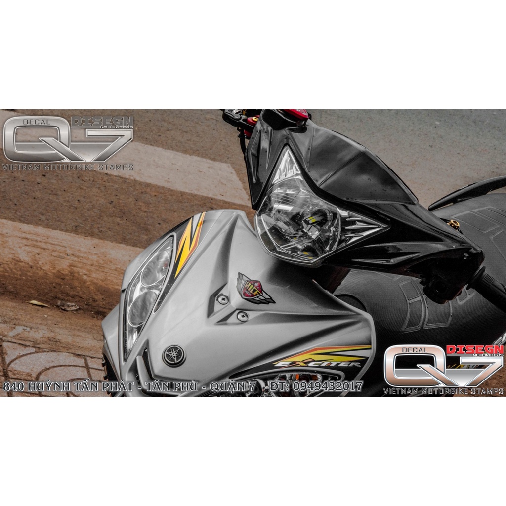 TEM RỜI EXCITER 2010 BẠC ĐEN