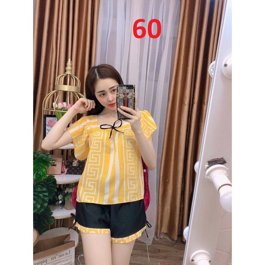 [Mã SMA071008 hoàn 10K xu đơn 0Đ] Bộ lụa đùi dễ thương - 62kg đổ lại | BigBuy360 - bigbuy360.vn