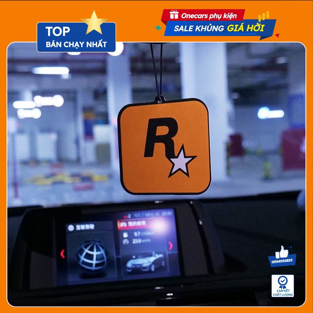 Nước hoa khô treo xe R - star GTV trang trí hương thơm nhẹ