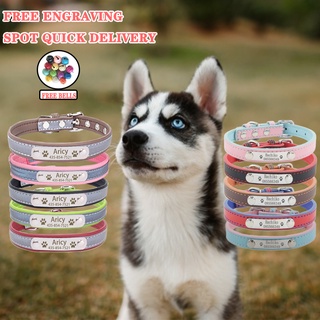 Vòng Đeo Cổ Chống Thất Lạc Cho Thú Cưng  - Vòng cổ chó mèo, thú cưng khắc tên (Tặng kèm chuông)