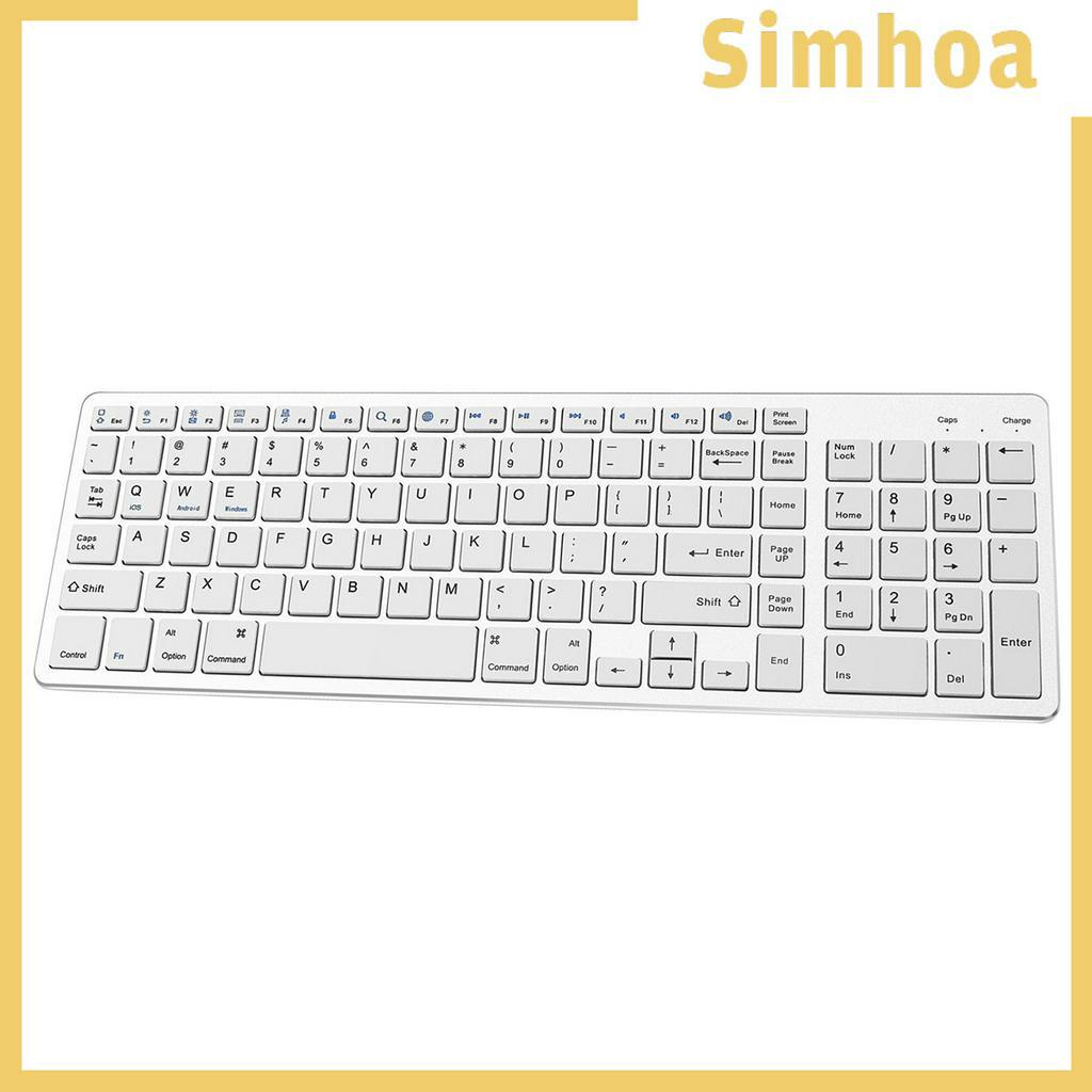 Bàn PhíM Bluetooth Không Dây Cho Windows iOS Android Laptop
