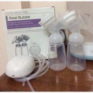 MÁY VẮT SỮA ĐIỆN ĐÔI REAL BUBEE
#269k 
Khách lấy sl bao giá fb :))
🍀 Máy hút sữa Real Bubee là máy hút sữa điện đôi với
